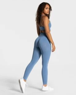 True Leggings "Blau" 11 True Leggings "Blau" -Teveo Geschaft true seamless leggings blau 660454