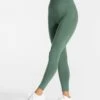 True Leggings "Dunkelgrün" -Teveo Geschaft true seamless leggings dunkelgrun 299605